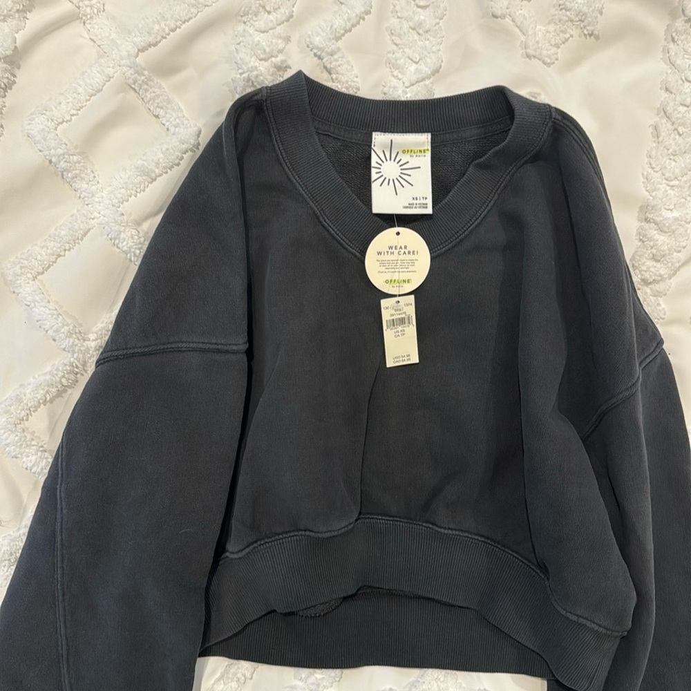 Cropped Sweatshirt by Aerie - XS